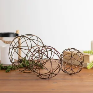 Metal Decorative Orbs (3 sizes)