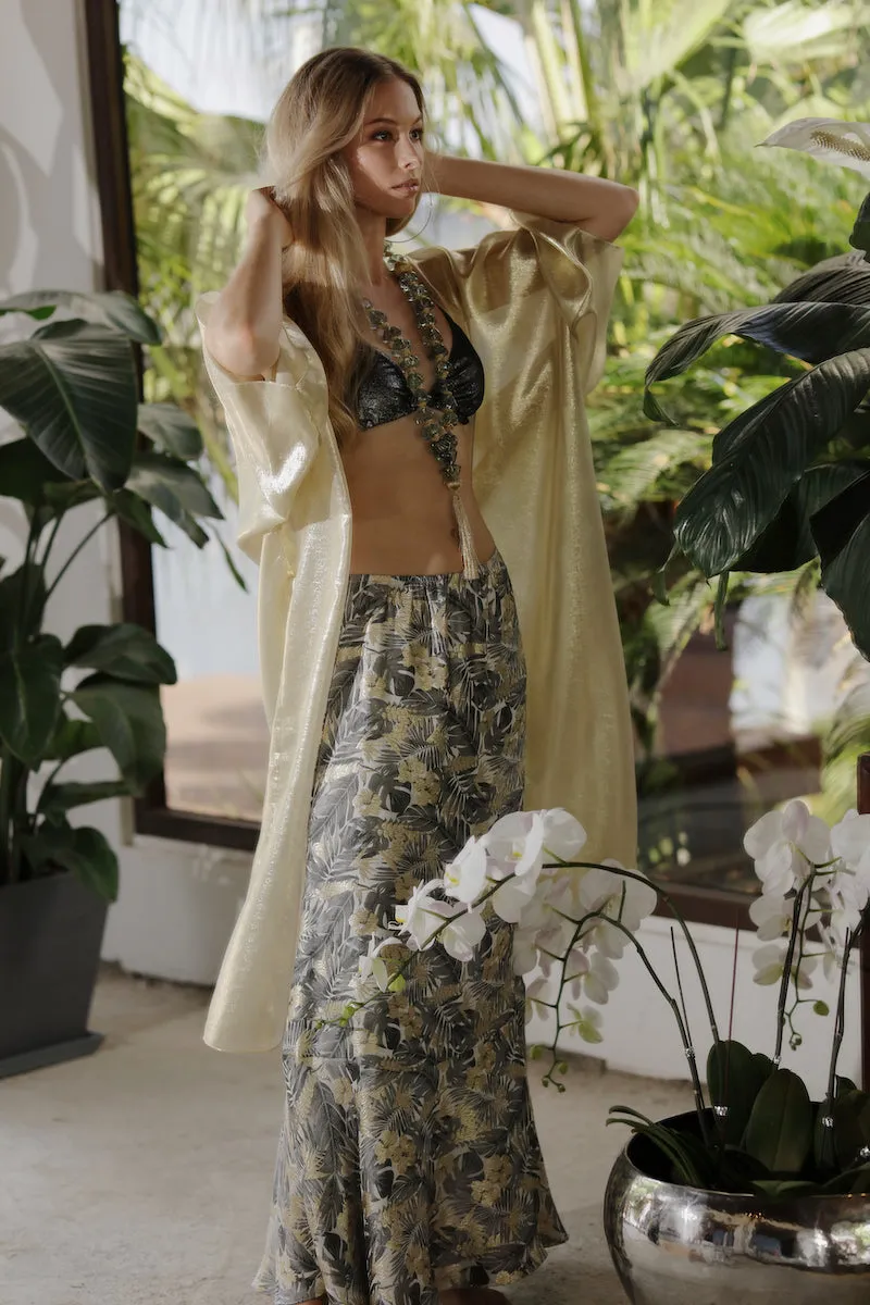 Metallic Sheer Cover Up