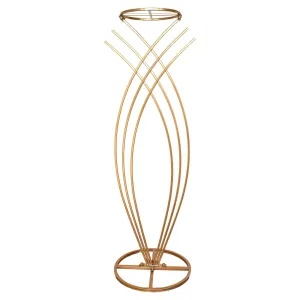 Metallic Wire Mermaid Tail Stand, 42-Inch