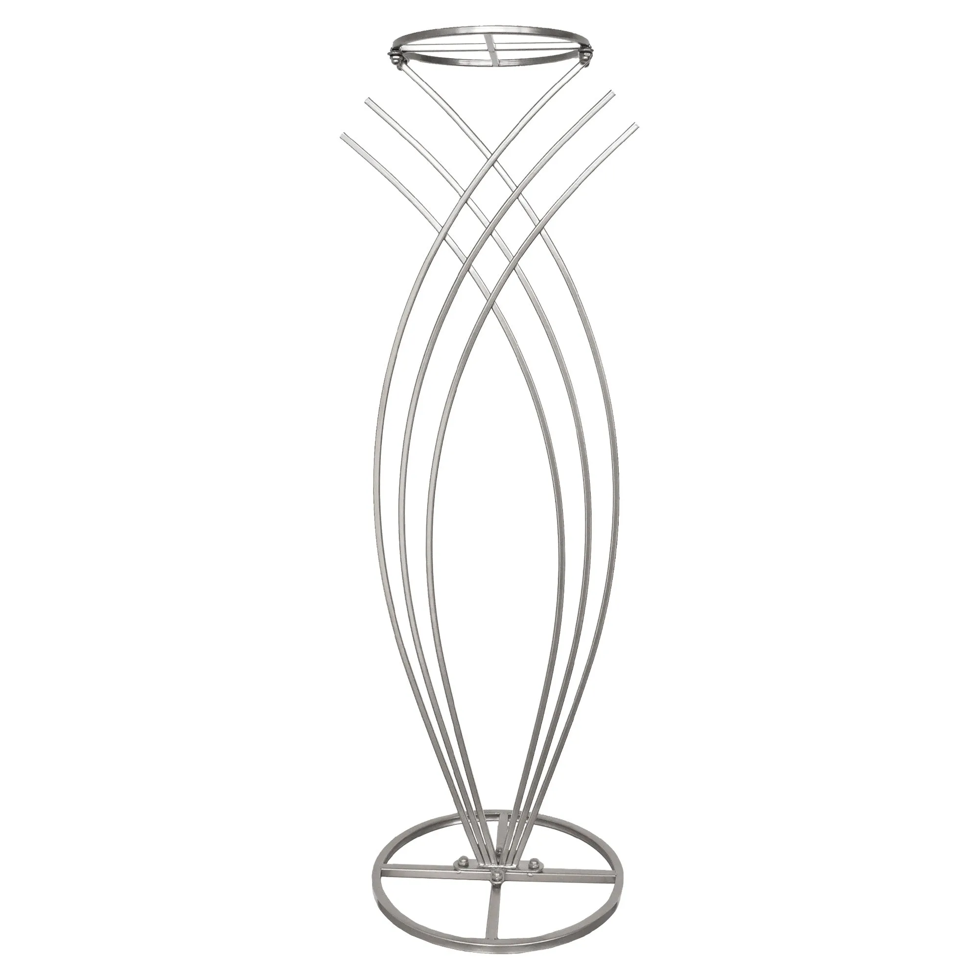 Metallic Wire Mermaid Tail Stand, 42-Inch