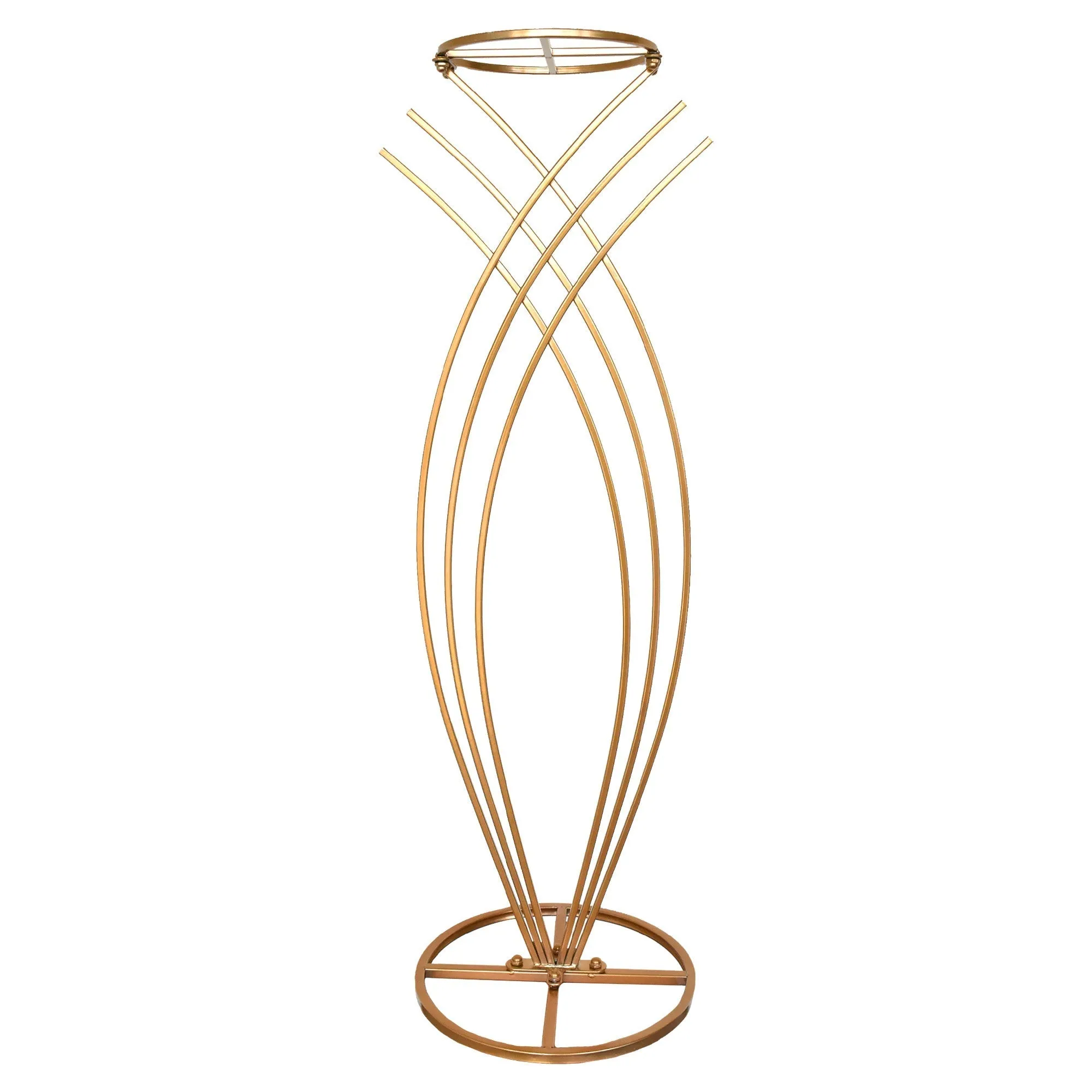 Metallic Wire Mermaid Tail Stand, 42-Inch
