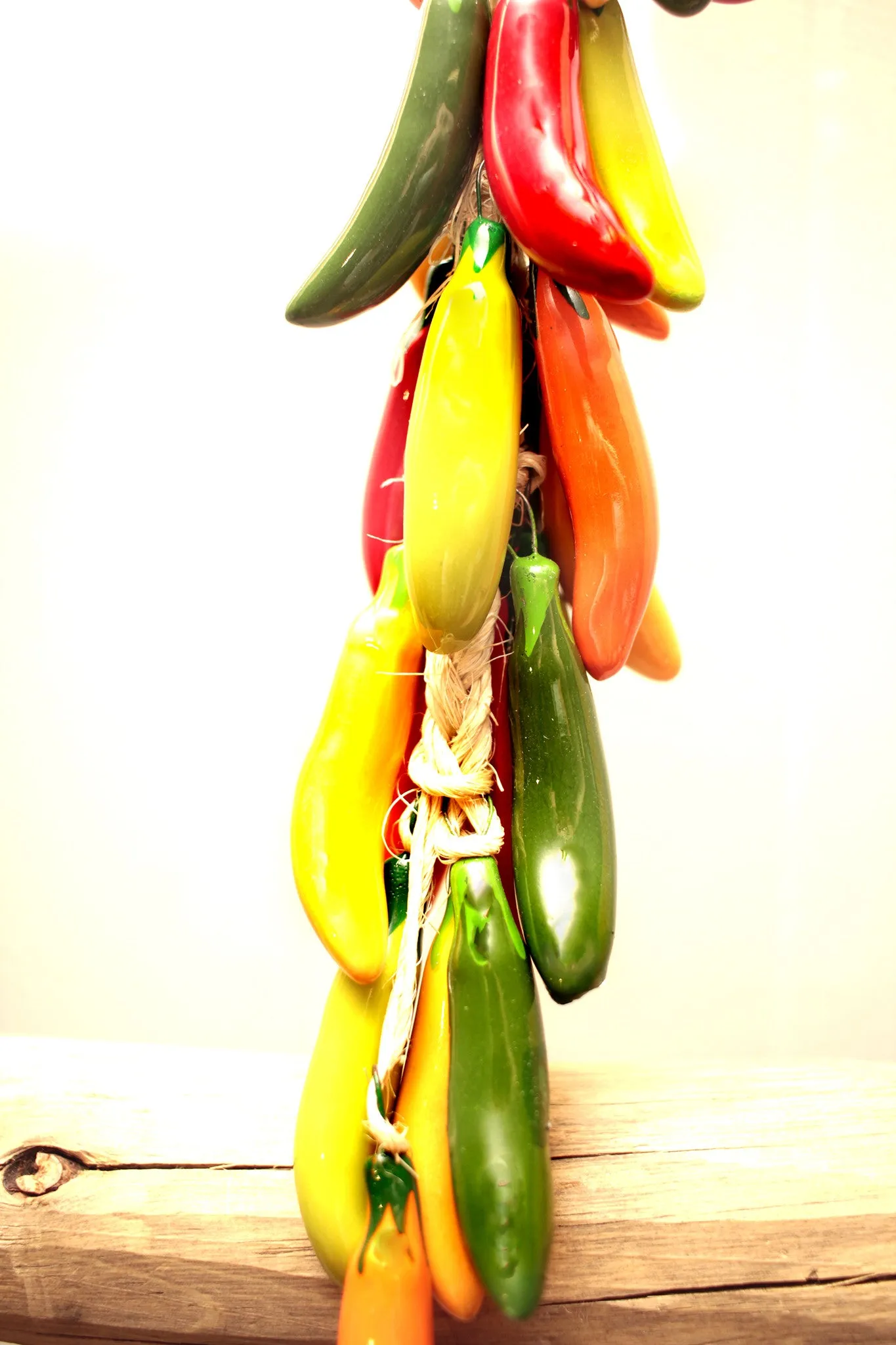 MEXICAN WALL HANGING CERAMIC CHILE RISTRA CCP005_SM