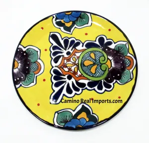 Mexican Wall Hanging Talavera pottery Plate 11" TP11012