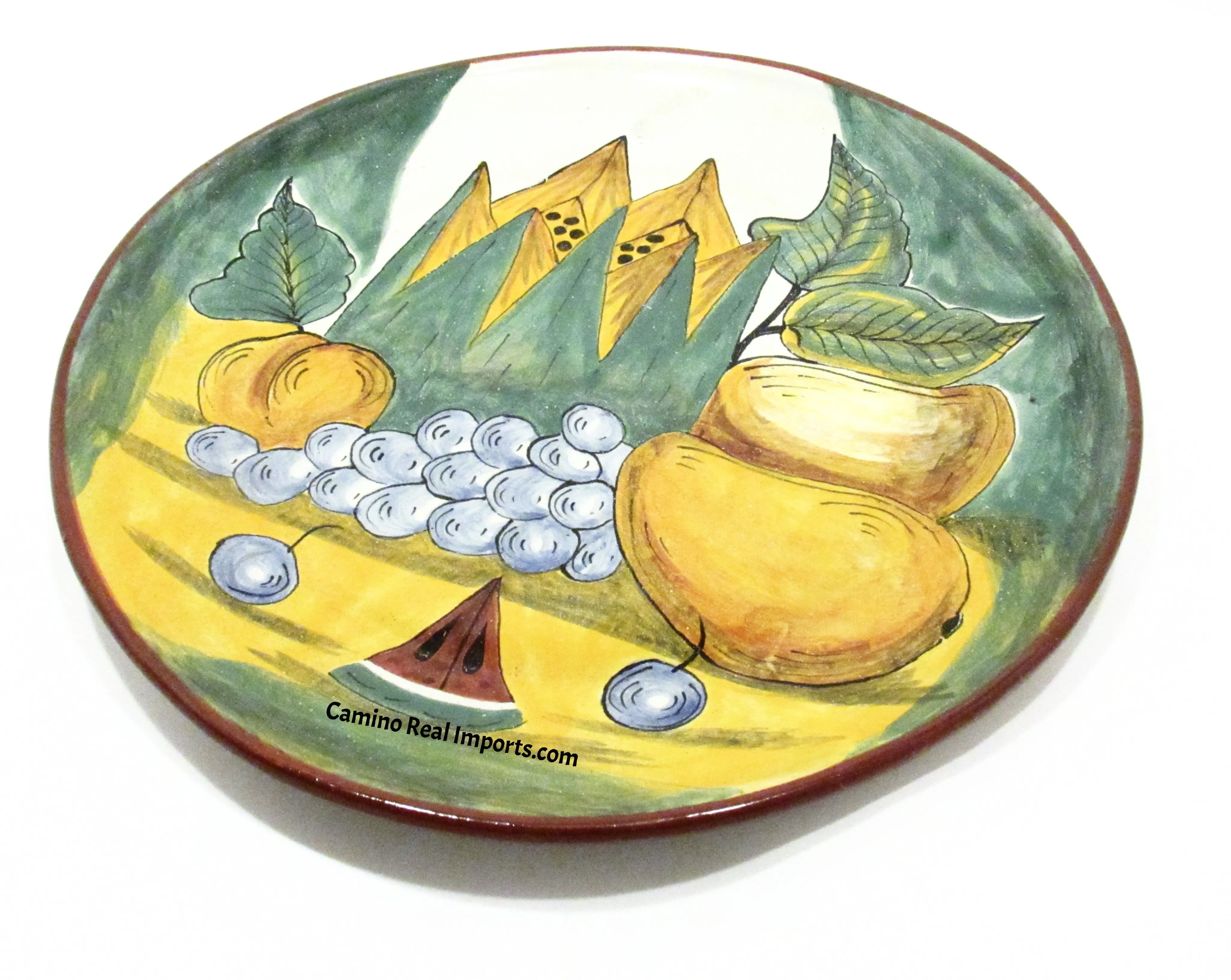 Mexican Wall Hanging Talavera pottery Plate 11" TP11020