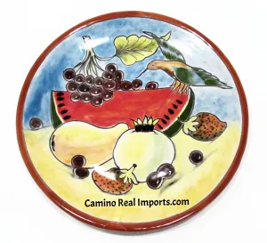 Mexican Wall Hanging Talavera pottery Plate 11" TP11024