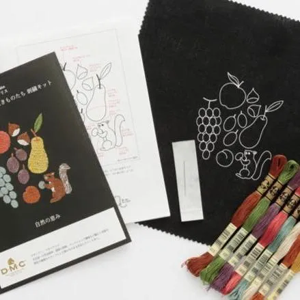 Midsummer Sketch Embroidery Kit by Alice Makabe