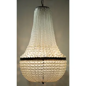 Mist Chandelier, Black Steel