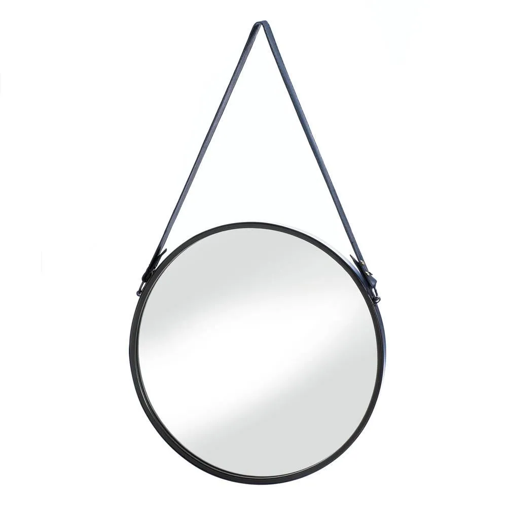 Modern farmhouse style wall-hanging mirror