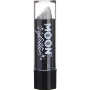 Moon Glitter Holographic Glitter Lipstick, Silver