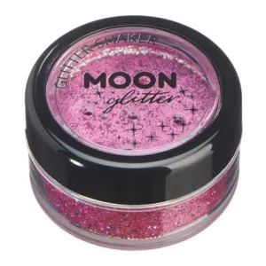 Moon Glitter Holographic Glitter Shakers, Pink