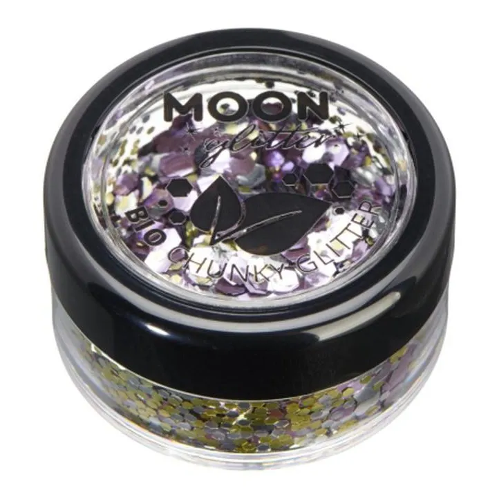 Moon Glitter Mystic Bio Chunky Glitter, Champagne