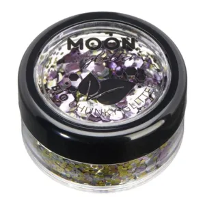 Moon Glitter Mystic Bio Chunky Glitter, Champagne