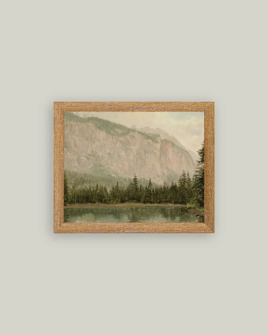 Mountain Pine Framed Antique Art