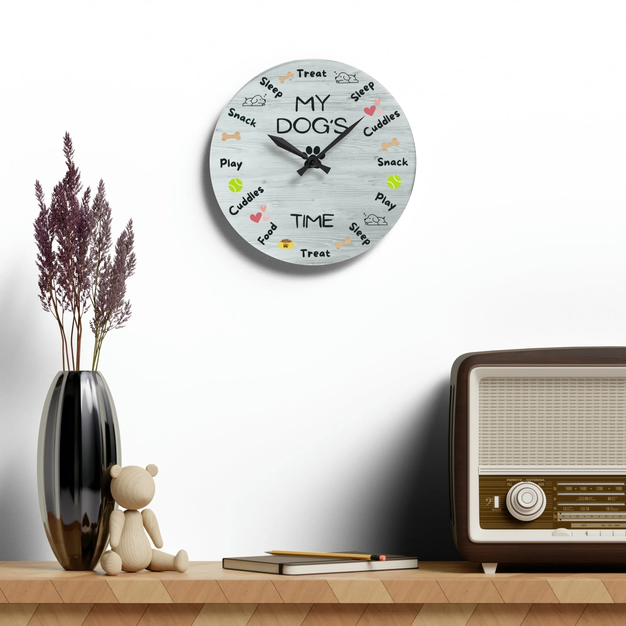 My Dog's Time Wall Clock