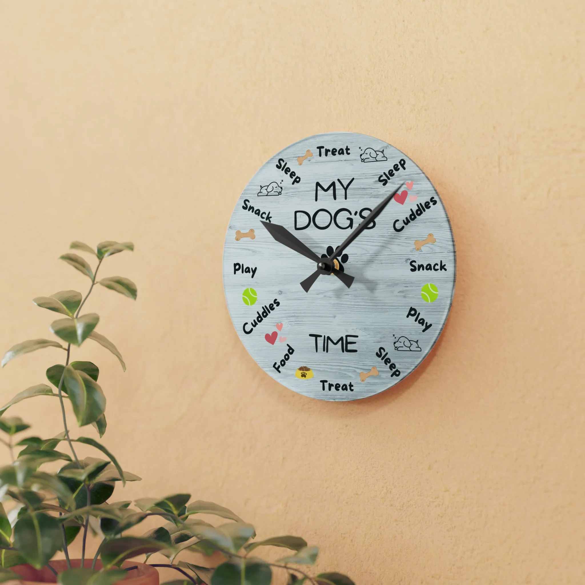 My Dog's Time Wall Clock