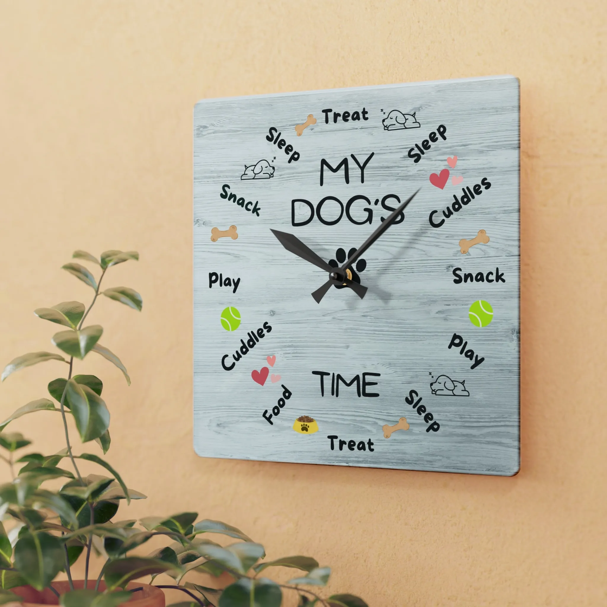 My Dog's Time Wall Clock