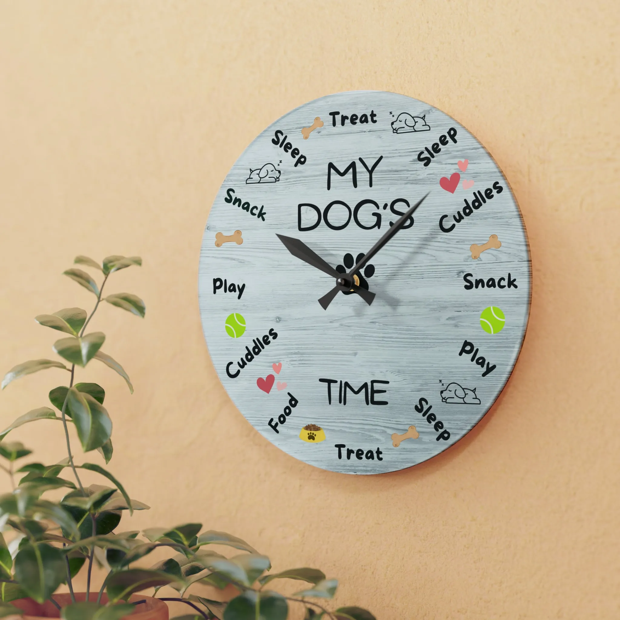 My Dog's Time Wall Clock
