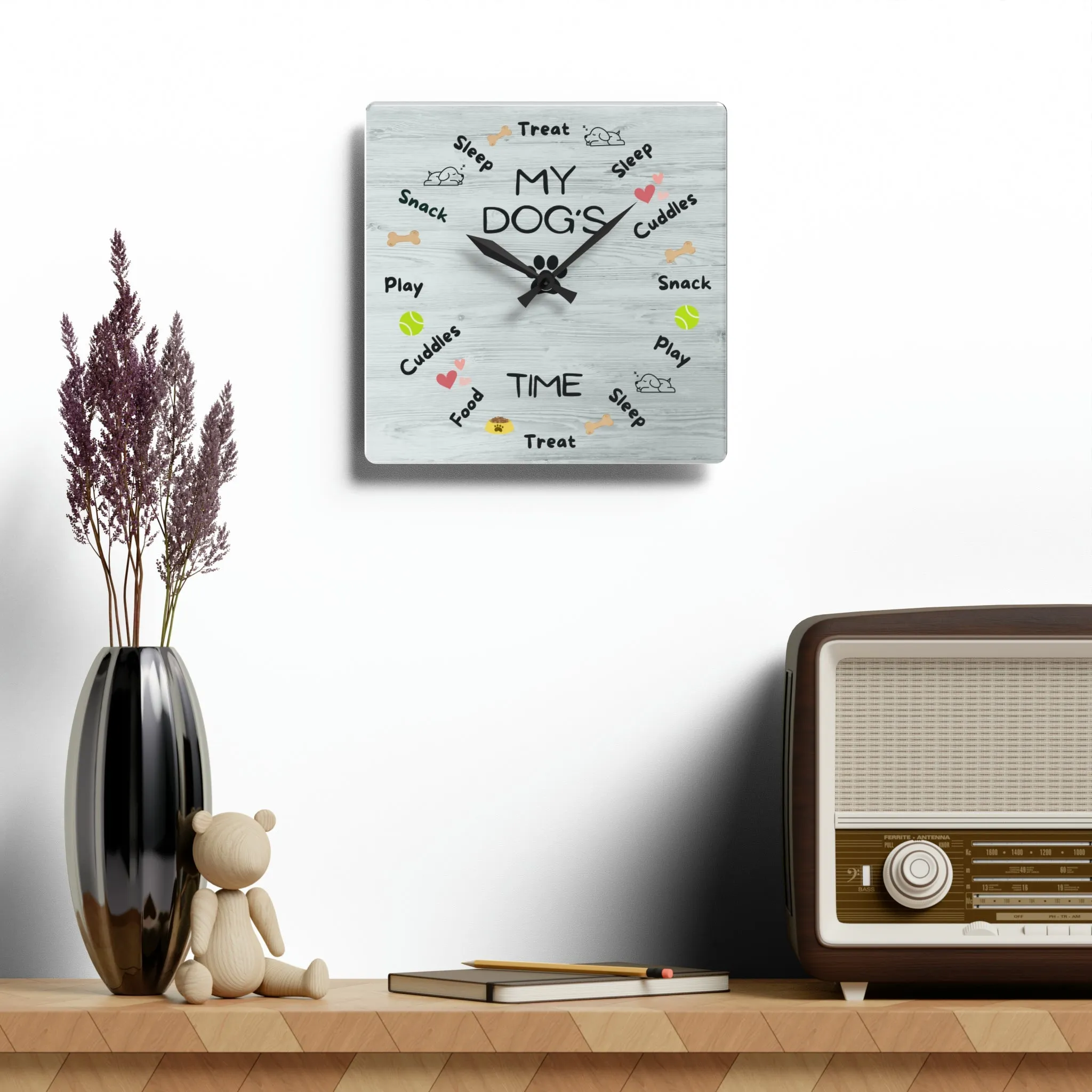 My Dog's Time Wall Clock