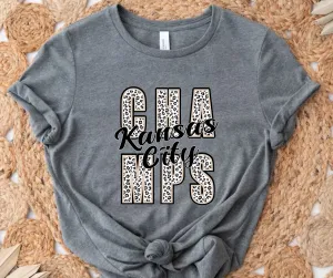 Neutral Kansas City Champs Grey Graphic Tee