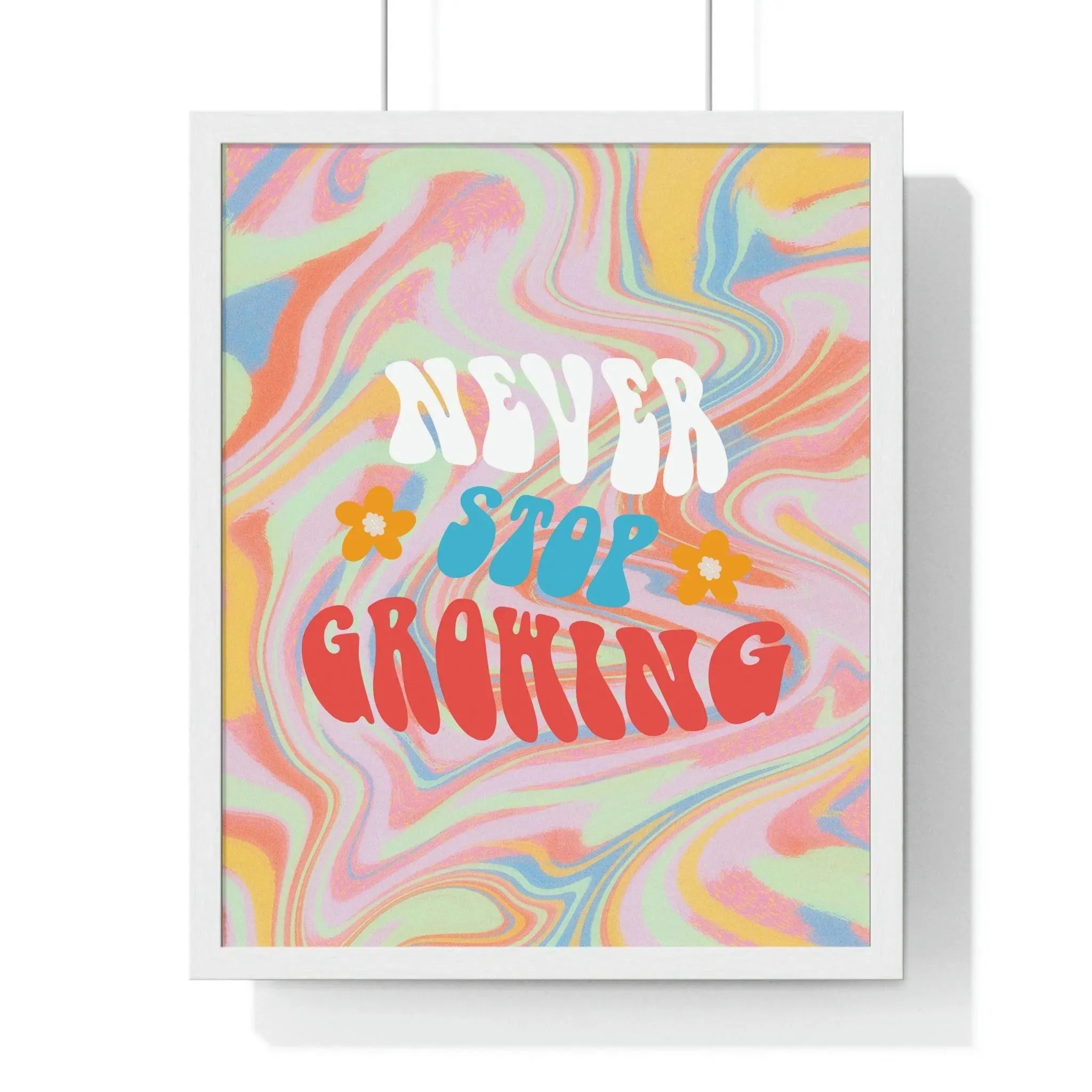 New Stop Growing Poster Print