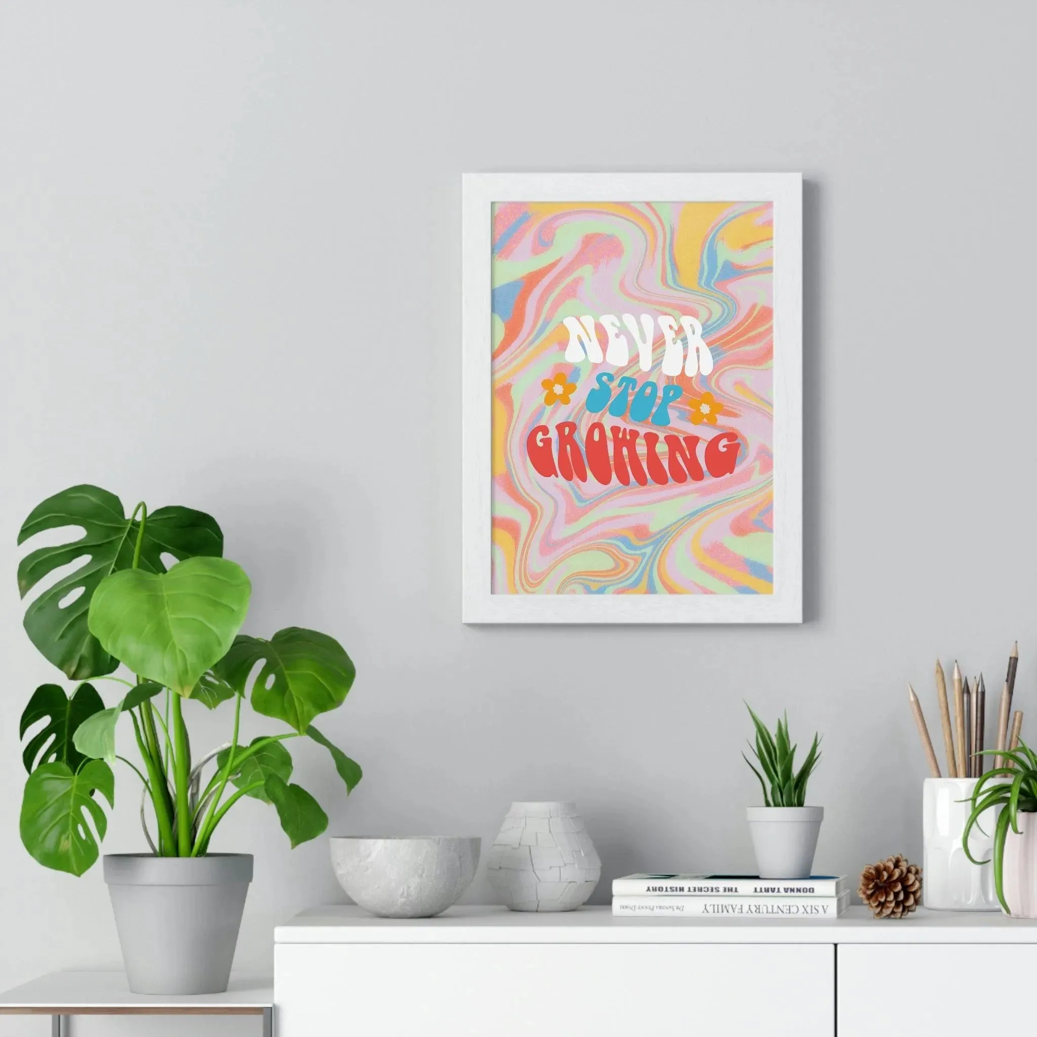 New Stop Growing Poster Print