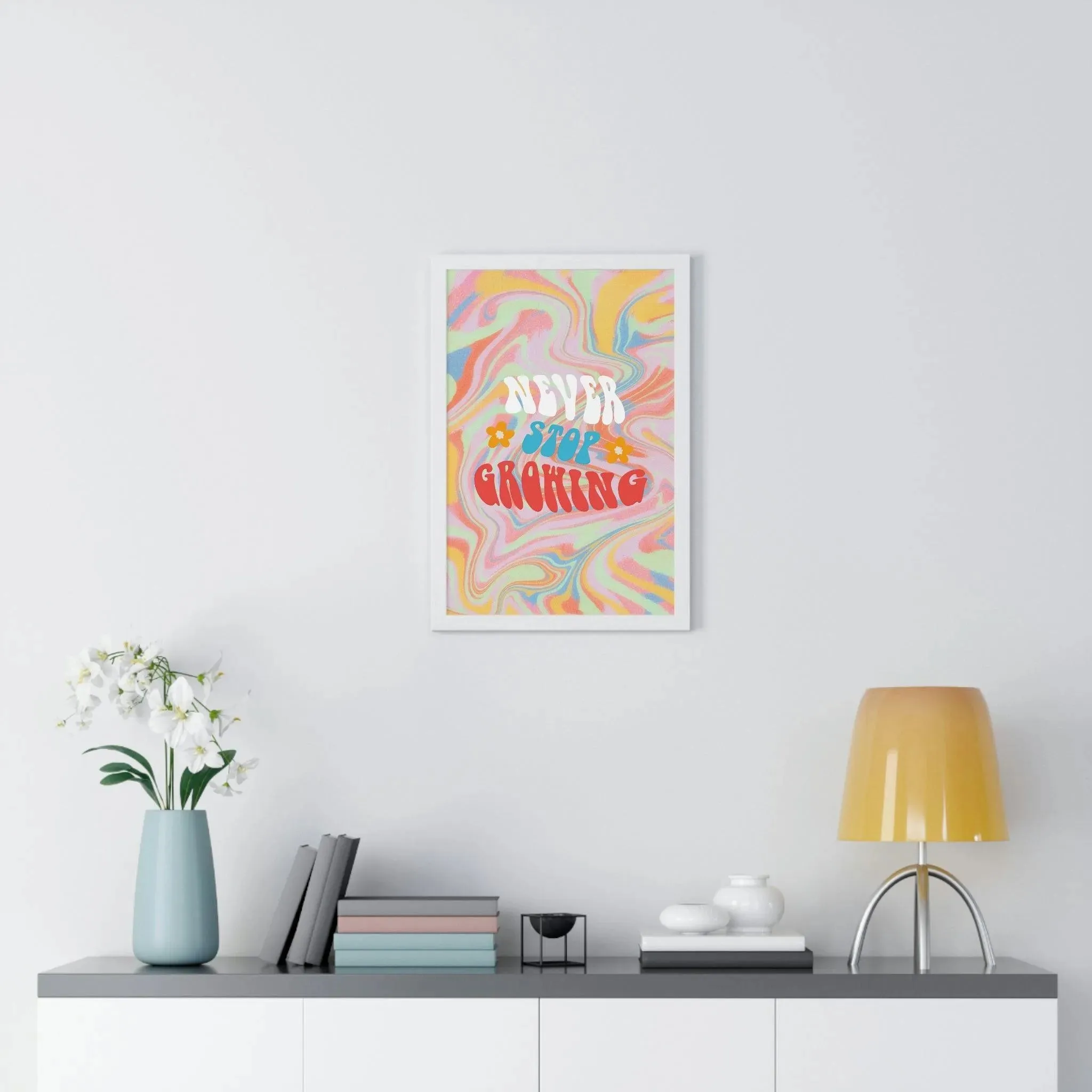 New Stop Growing Poster Print
