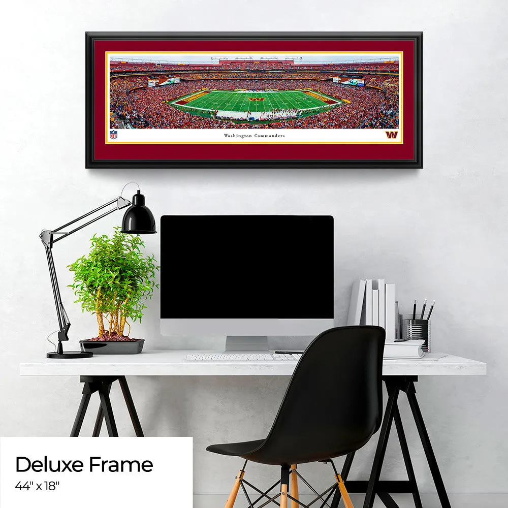 NFL Commanders Panoramic Picture Framed  - FedEx Field NFL Fan Cave Decor