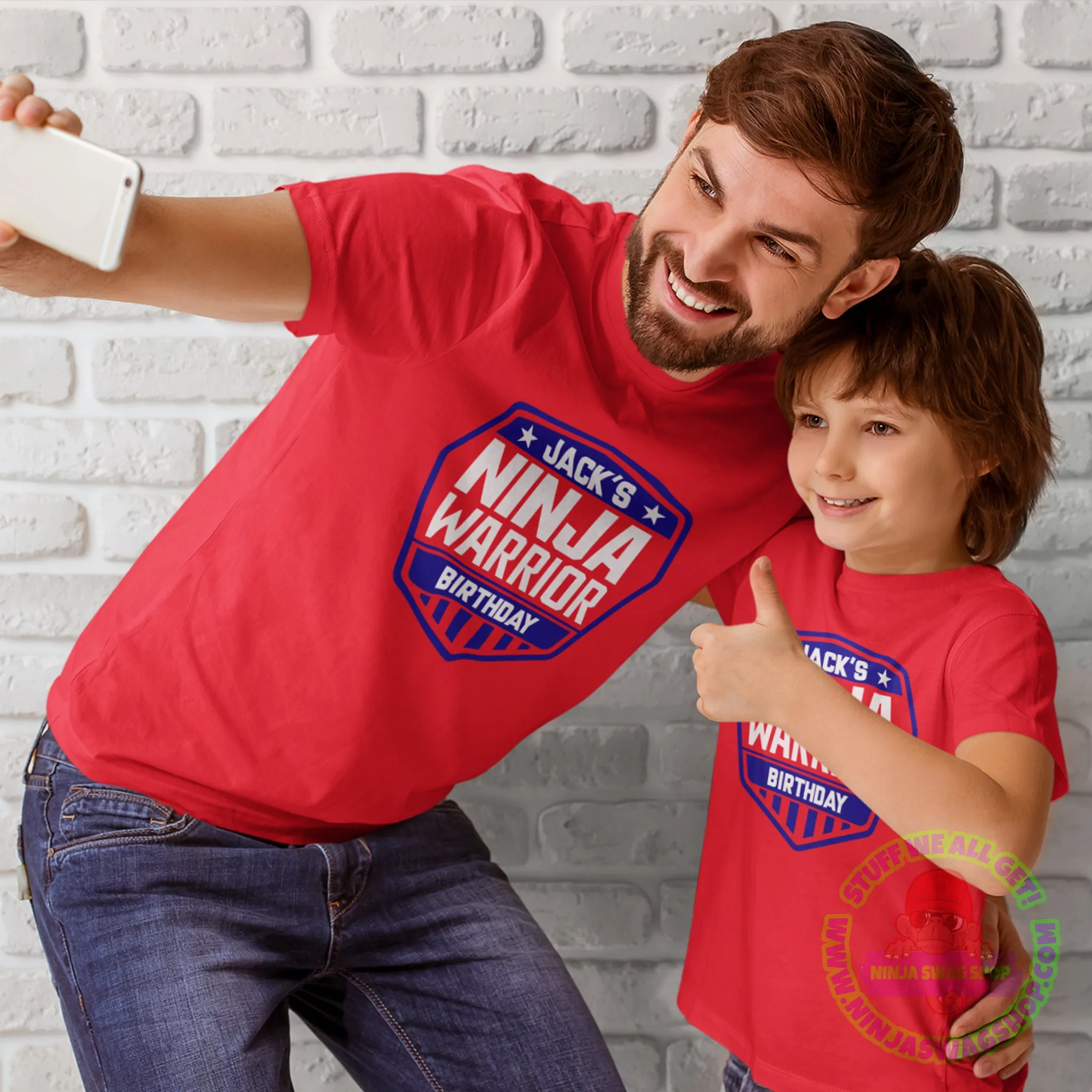 Ninja Warrior Birthday Shirt, American Ninja Warrior, Matching Family Birthday Shirts, Ninja Birthday Party