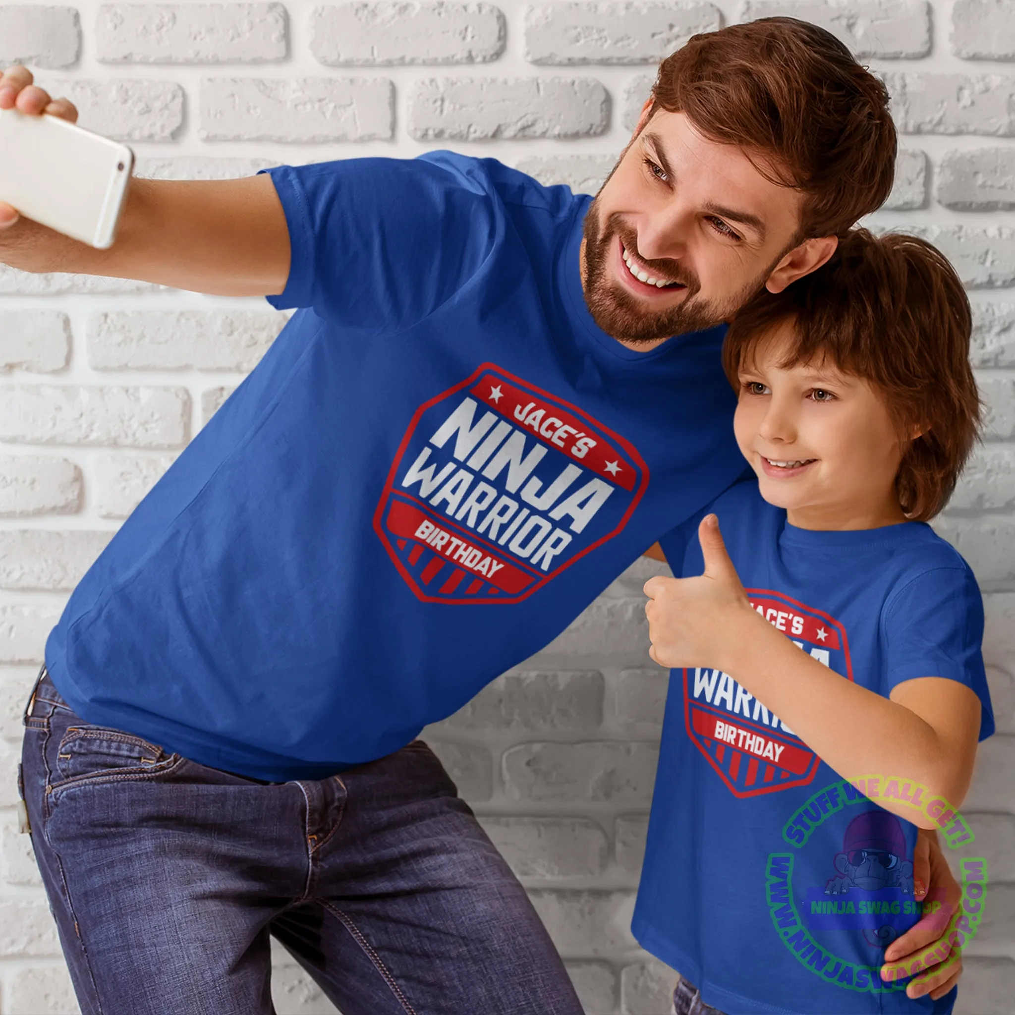 Ninja Warrior Birthday Shirt, American Ninja Warrior, Matching Family Birthday Shirts, Ninja Birthday Party