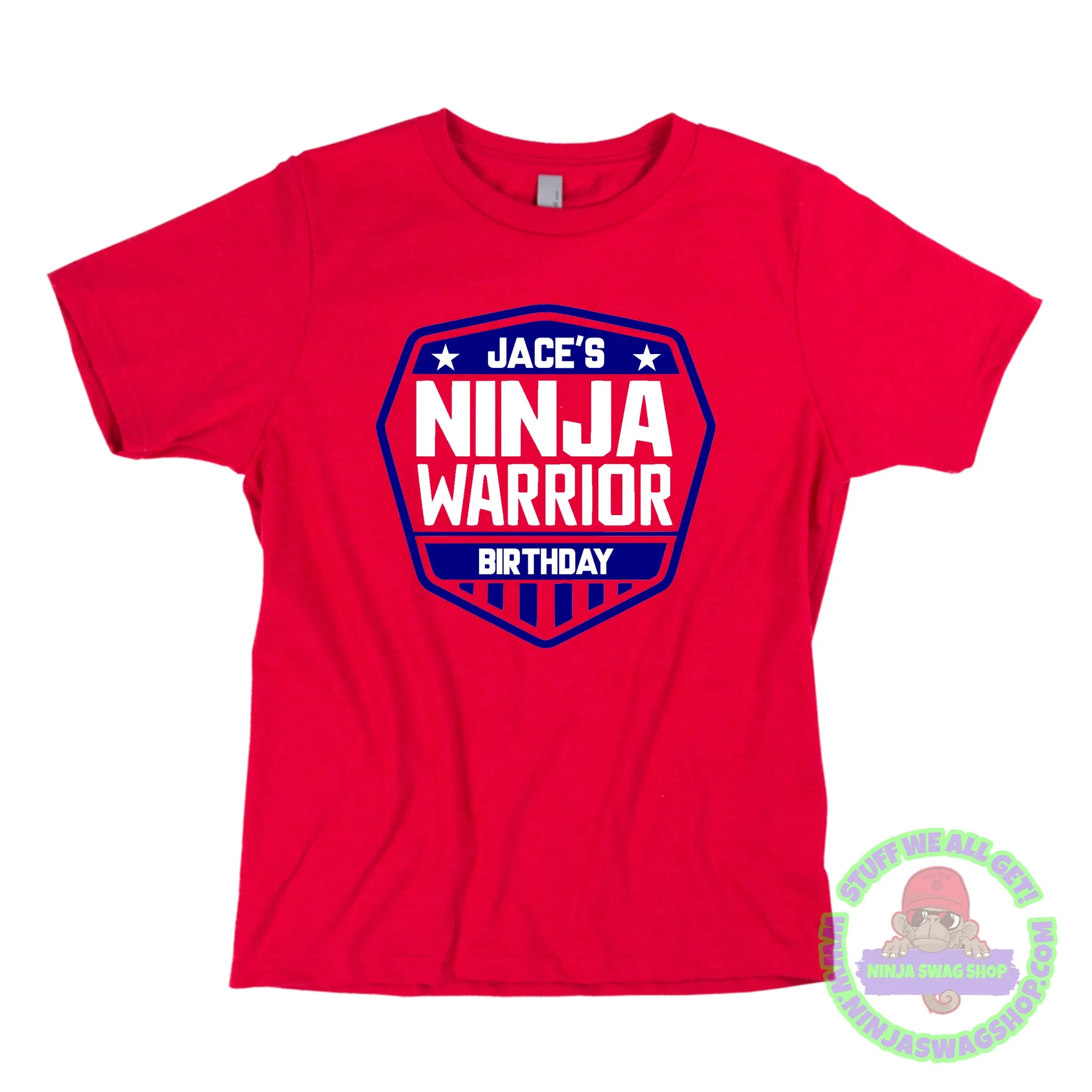 Ninja Warrior Birthday Shirt, American Ninja Warrior, Matching Family Birthday Shirts, Ninja Birthday Party