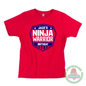 Ninja Warrior Birthday Shirt, American Ninja Warrior, Matching Family Birthday Shirts, Ninja Birthday Party