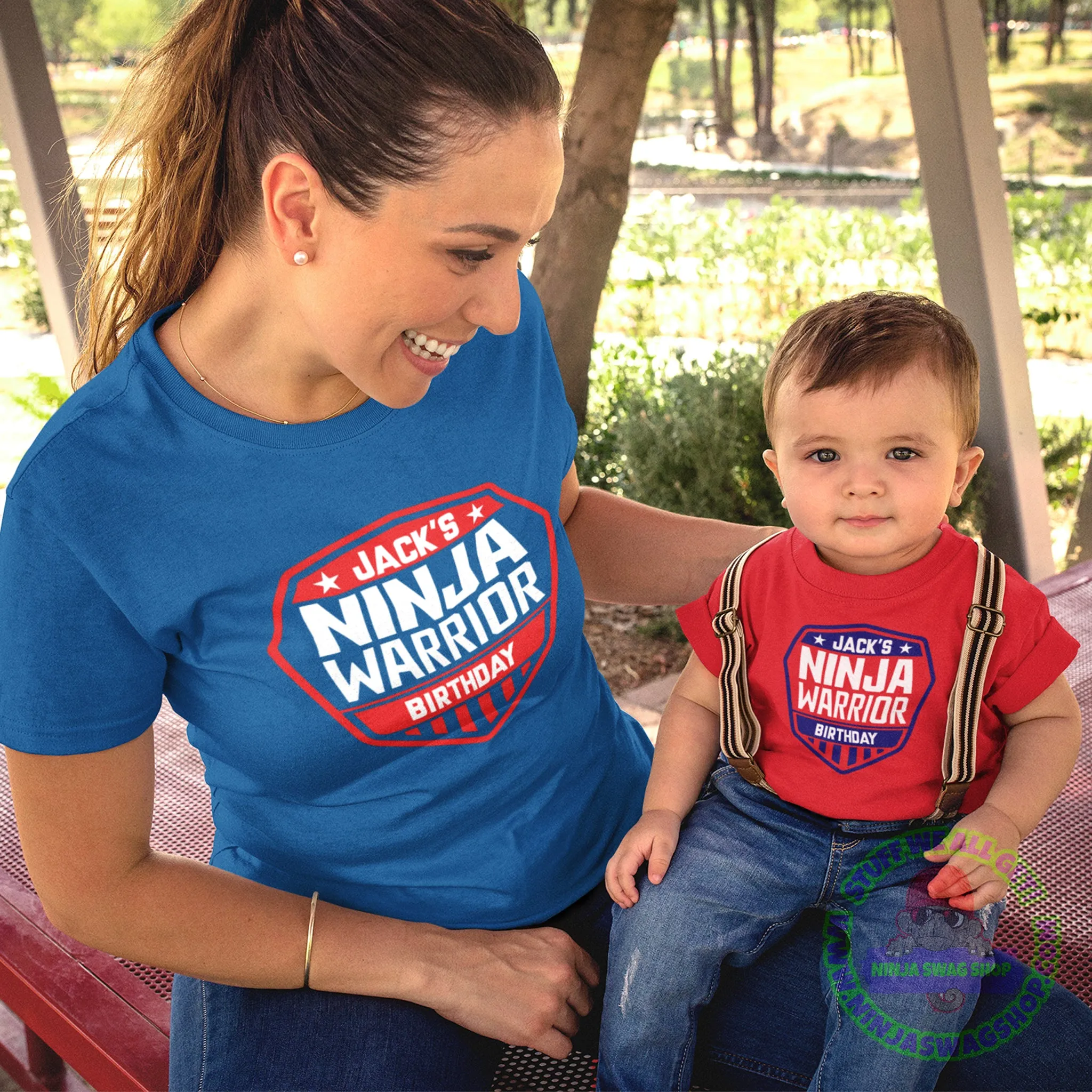 Ninja Warrior Birthday Shirt, American Ninja Warrior, Matching Family Birthday Shirts, Ninja Birthday Party