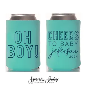 Oh Boy - Baby Shower Can Cooler #3
