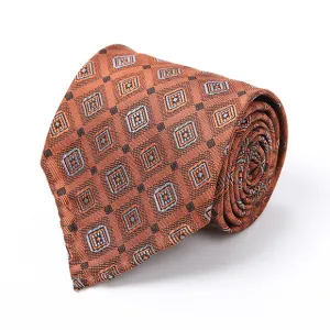 Orange Diamond Delight Tie
