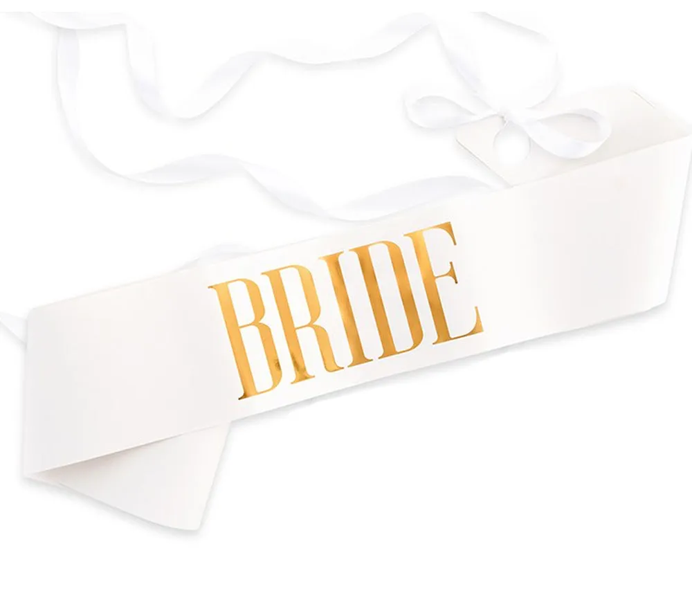 Paper Bachelorette Party Sash - Bridal Party