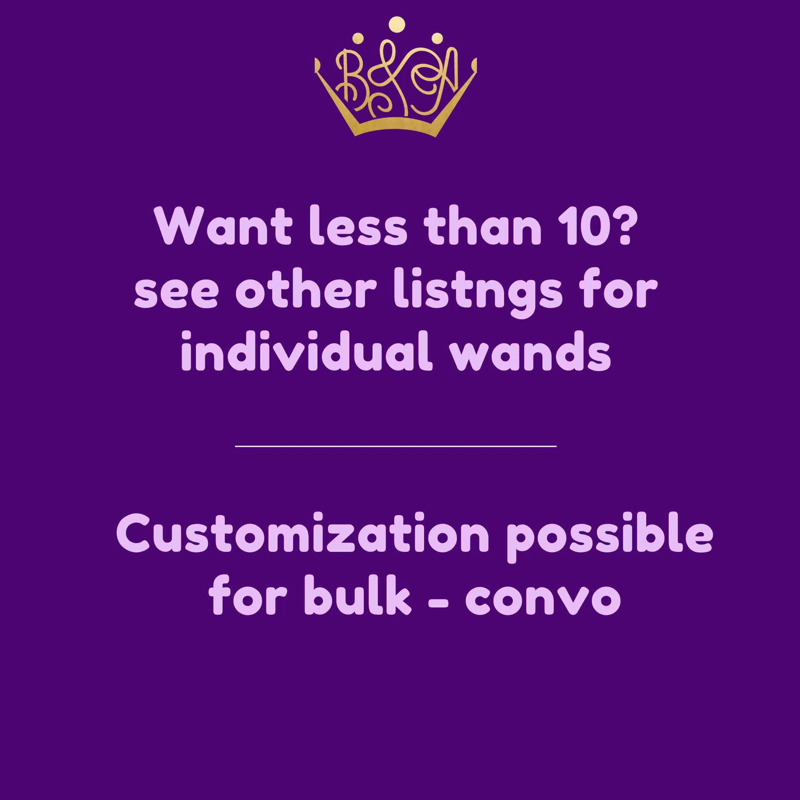 Party Set -  Bulk Set of 5 Wands
