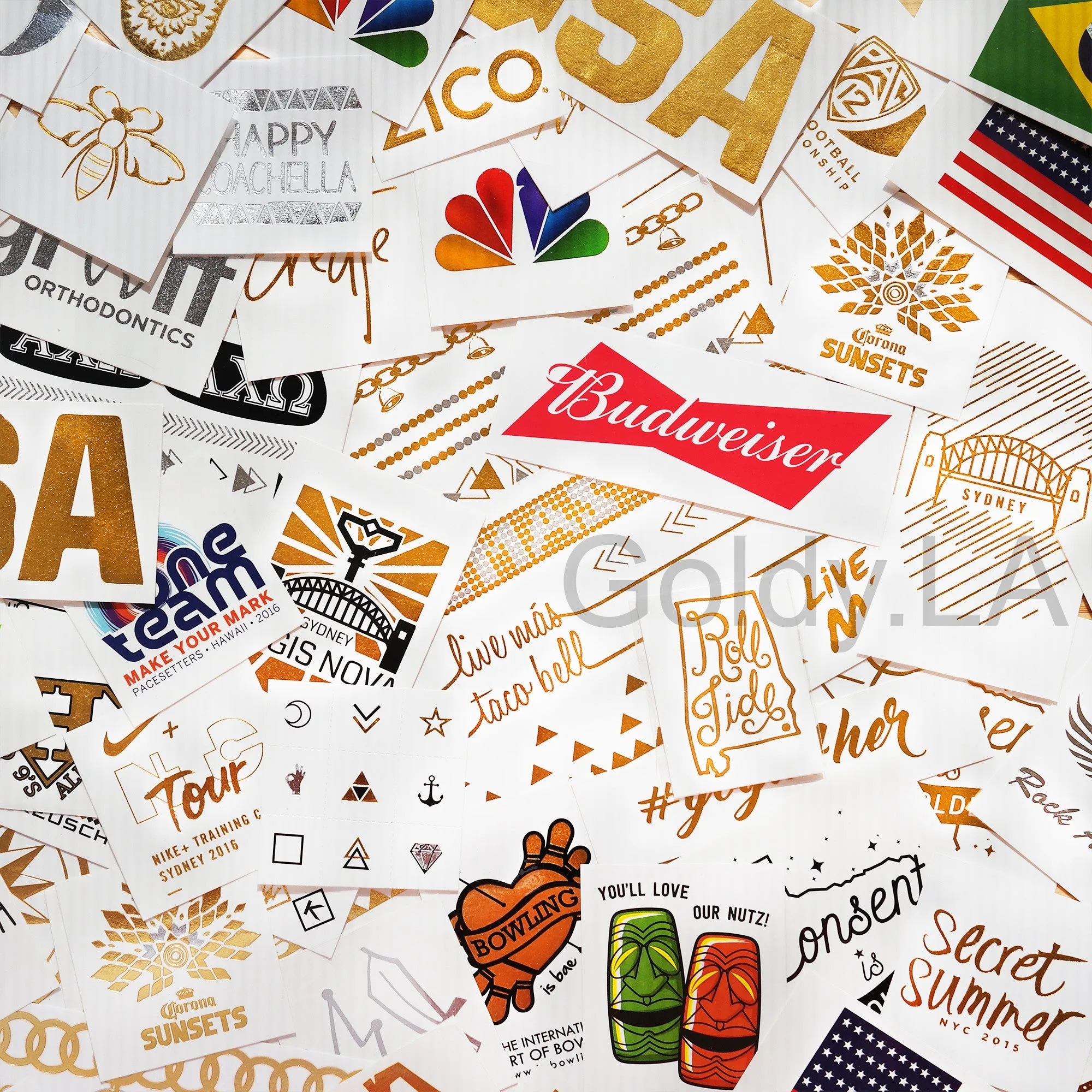 Personalized Party Flash Tattoo