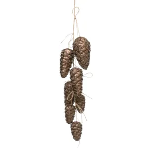 Pinecone Cluster with Glitter