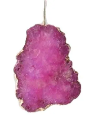 Pink Quartz Flat Ornament