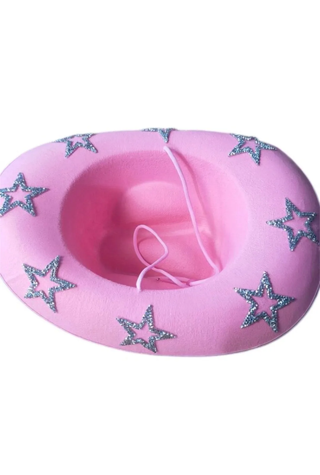 Pink Rhinestone Star Cowboy Hat