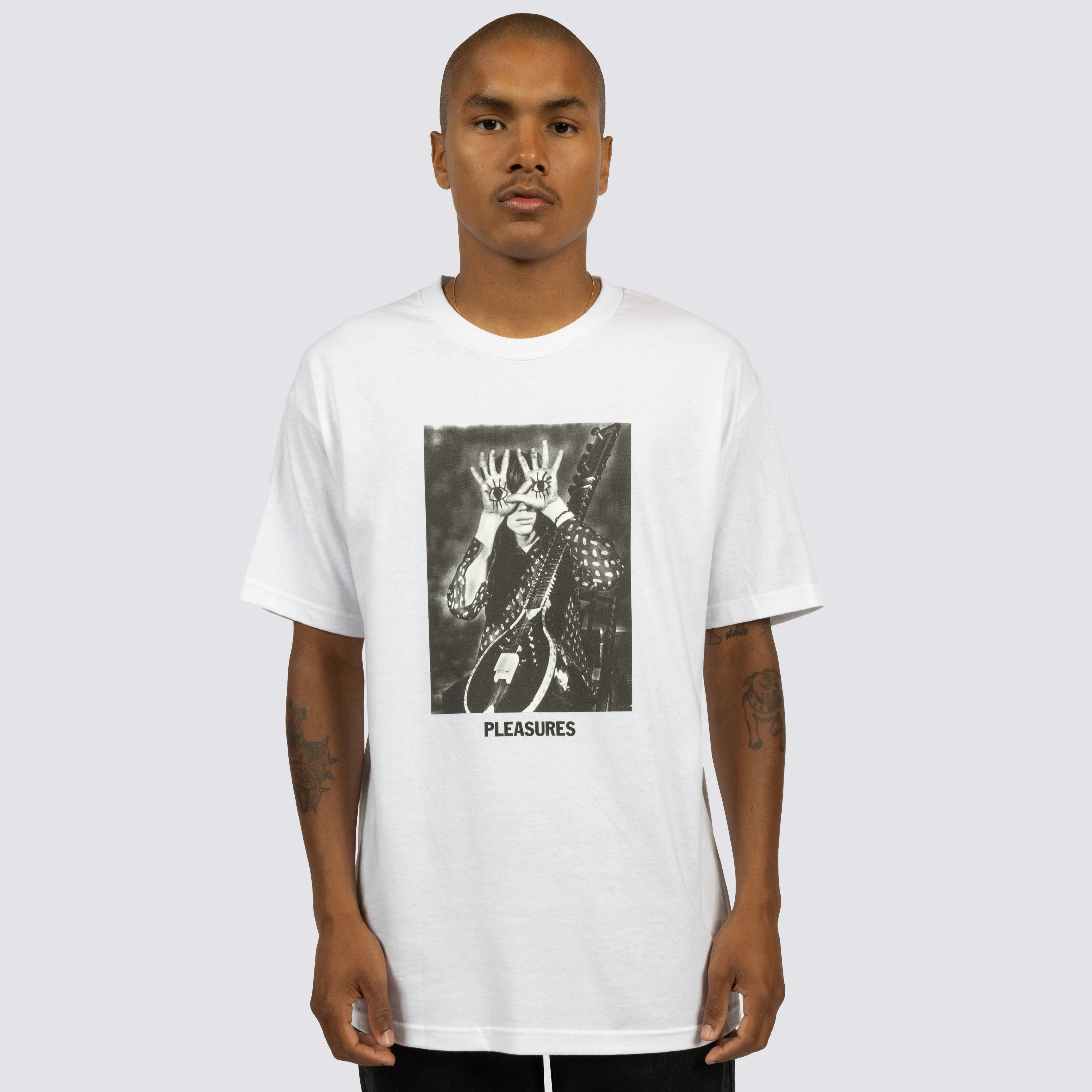 Pleasures Men Star Power T-Shirt White