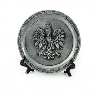 Poland Metal Eagle Decorative Plate