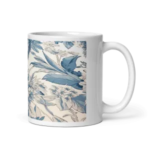 Porcelain Planter White Glossy Mug