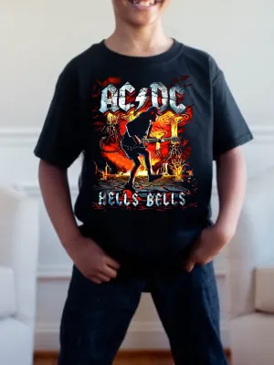 Pre order ACDC HELLS BELLS BAND tee (tee as pictured ) 1.5 week -2 week Tat