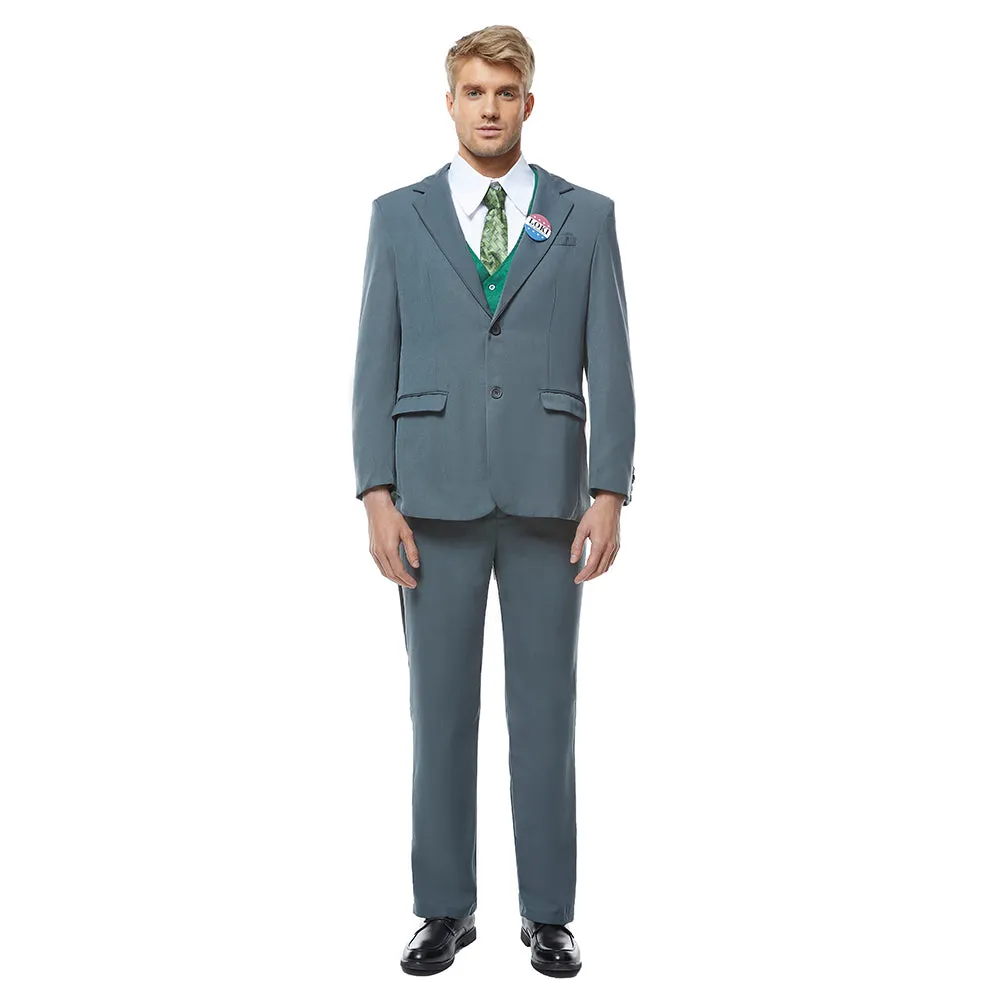 President Loki 2021 Loki Cosplay Costume Outfits Halloween Carnival Suit