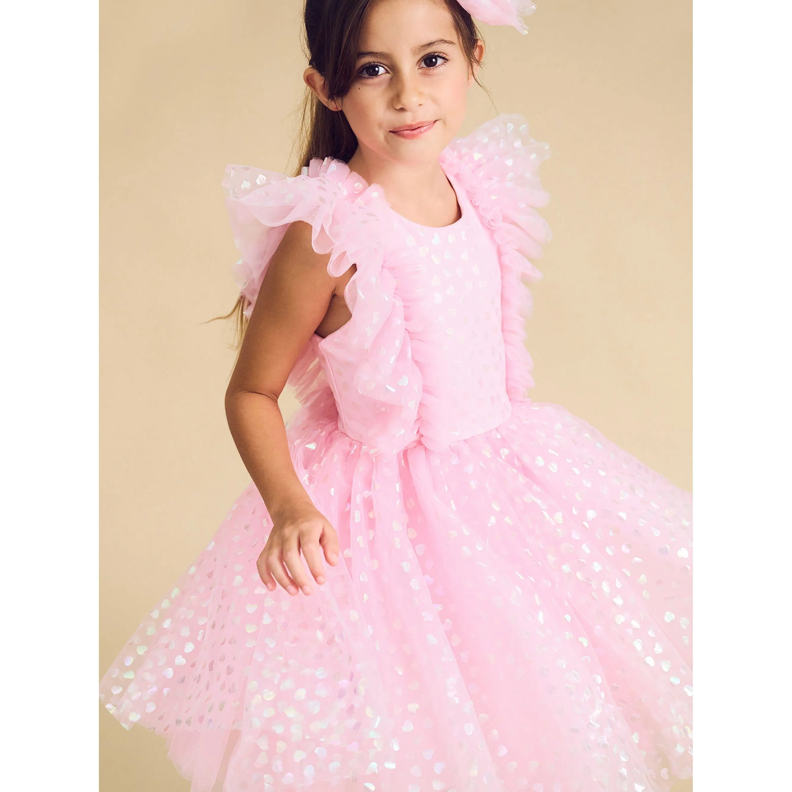 Princess Glitter Hearts Dress
