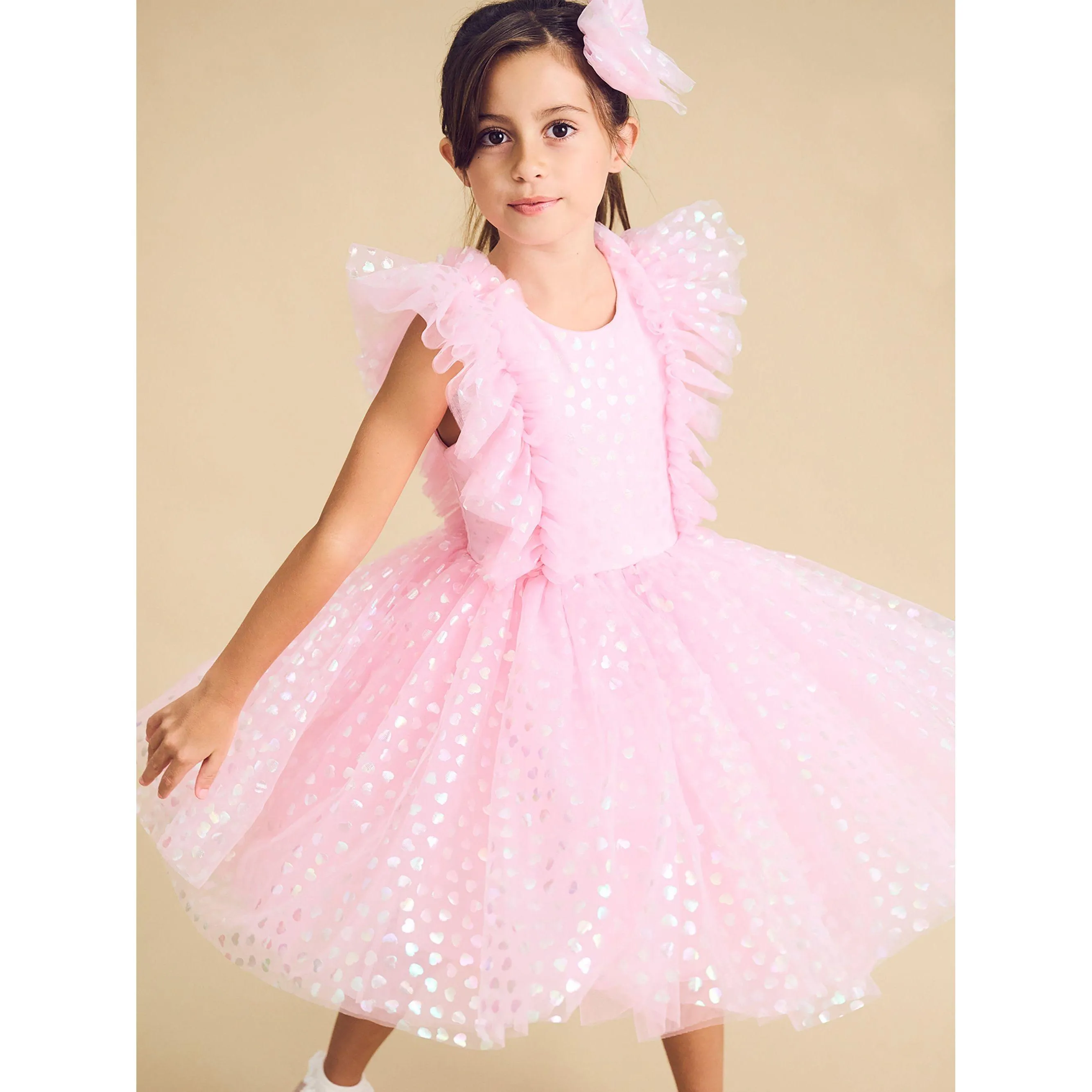 Princess Glitter Hearts Dress