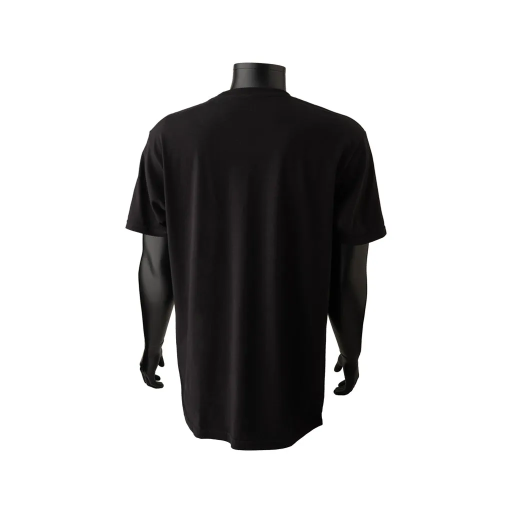 PRS Polo Shirt with Outline Bird, Black