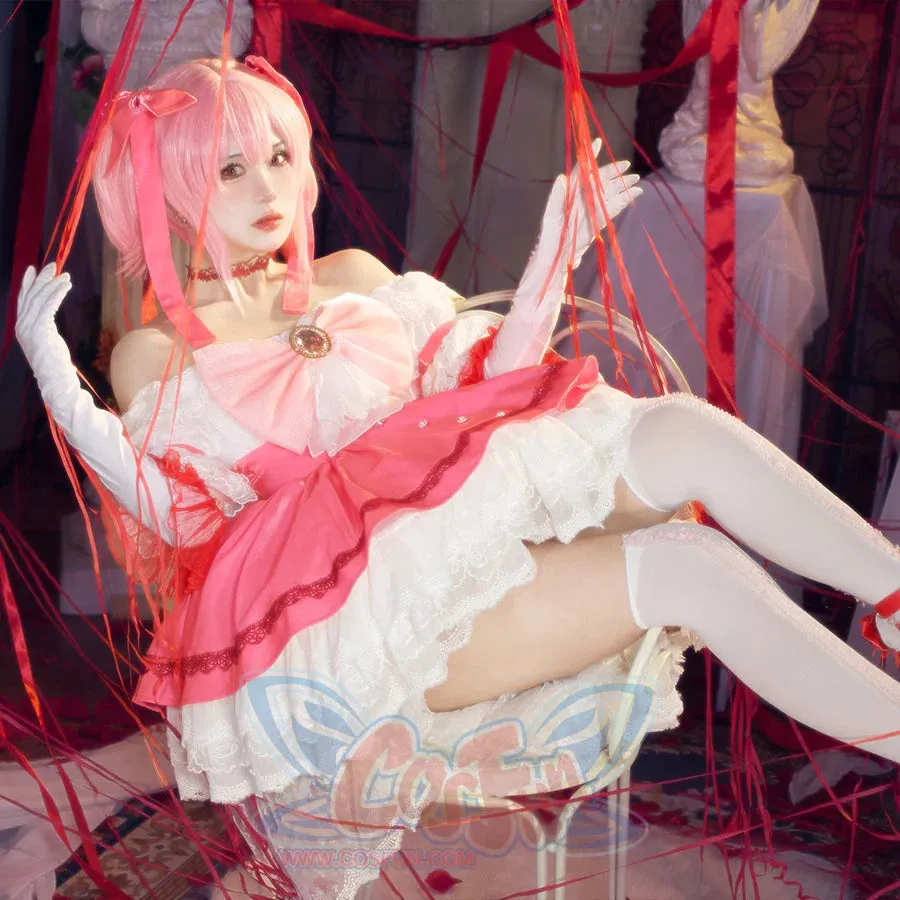 Puella Magi Madoka Magica Kaname Madoka Cosplay Costume C08613