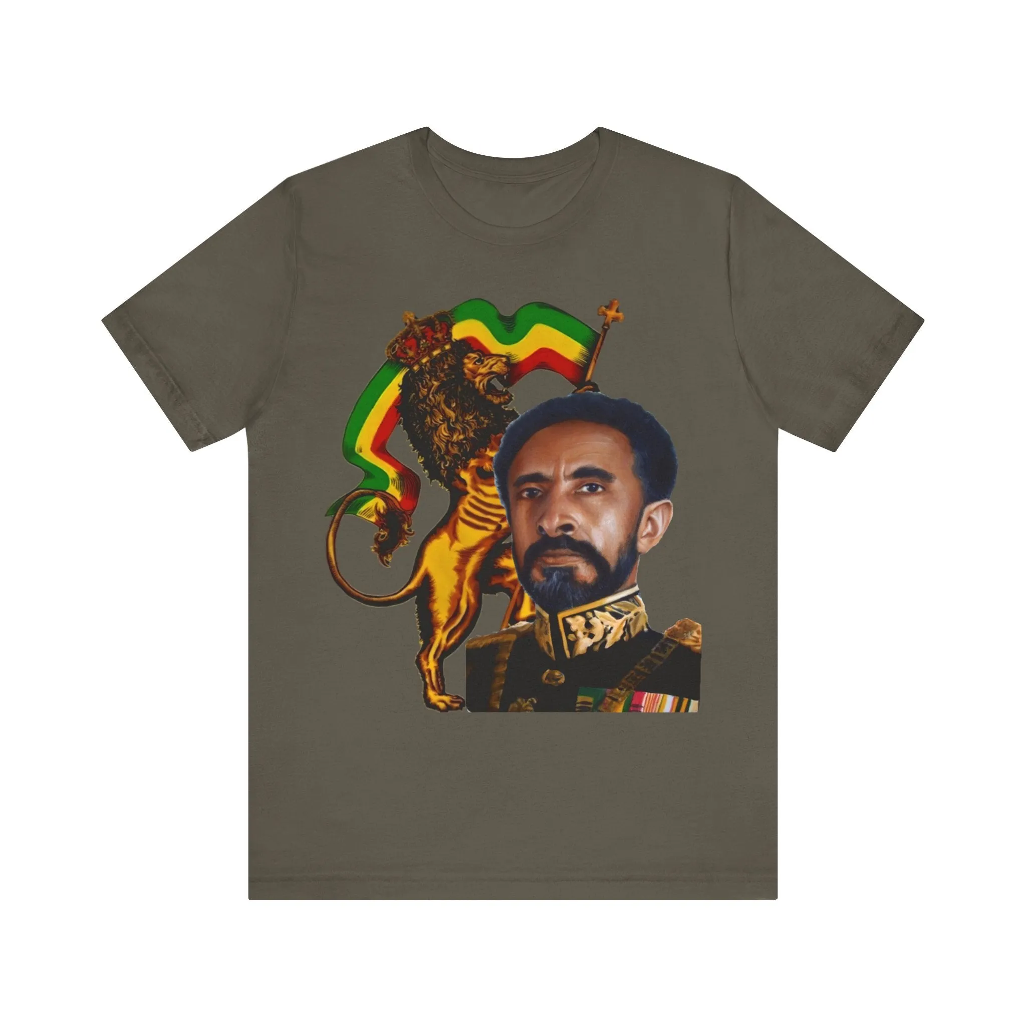 Rasta/His Imperial Majesty: Unisex Jersey Short Sleeve Tee